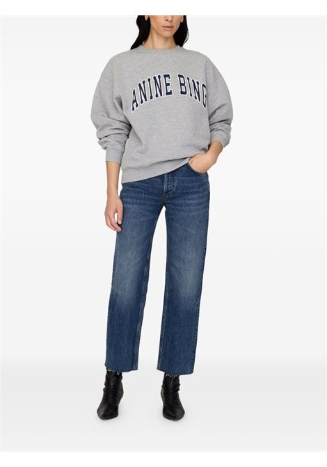 spencer sweatshirt woman grey ANINE BING | A-08-11531GRM1